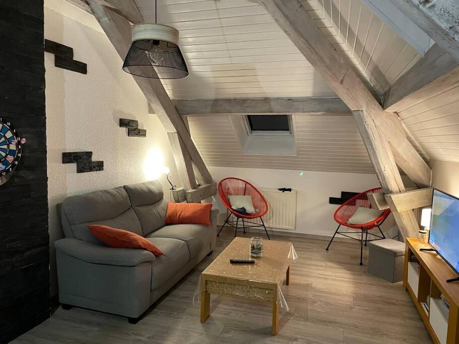 Apartmán Loft Avec Jardin Corcieux Exteriér fotografie