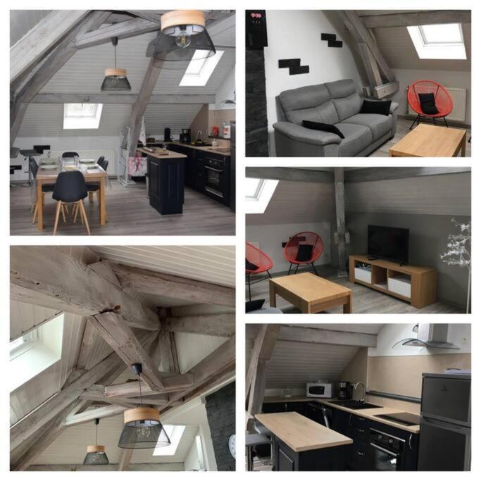 Apartmán Loft Avec Jardin Corcieux Exteriér fotografie
