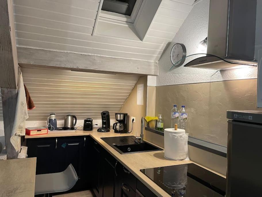 Apartmán Loft Avec Jardin Corcieux Exteriér fotografie