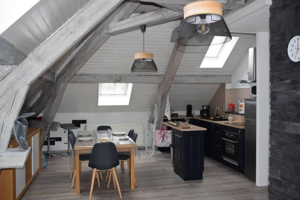 Apartmán Loft Avec Jardin Corcieux Exteriér fotografie